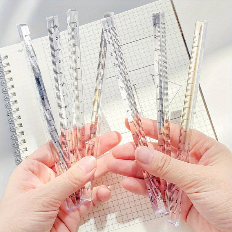 Rainbow Triangle Ruler 5.91\