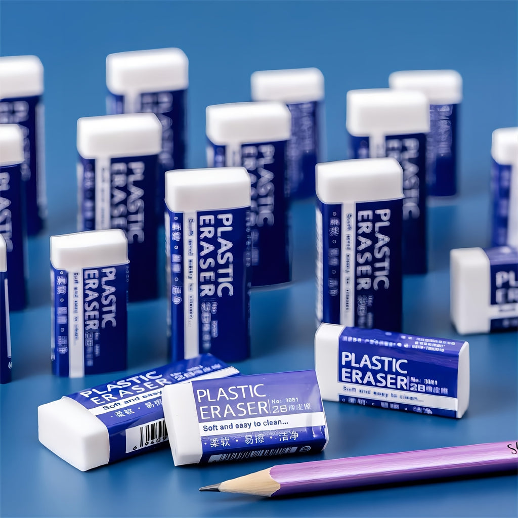 18\u002F10\u002F4\u002F2pcs Eraser Set for 2B Pencils, Exam-Grade, Smooth Writing, No Residue, Creative Student Stationery