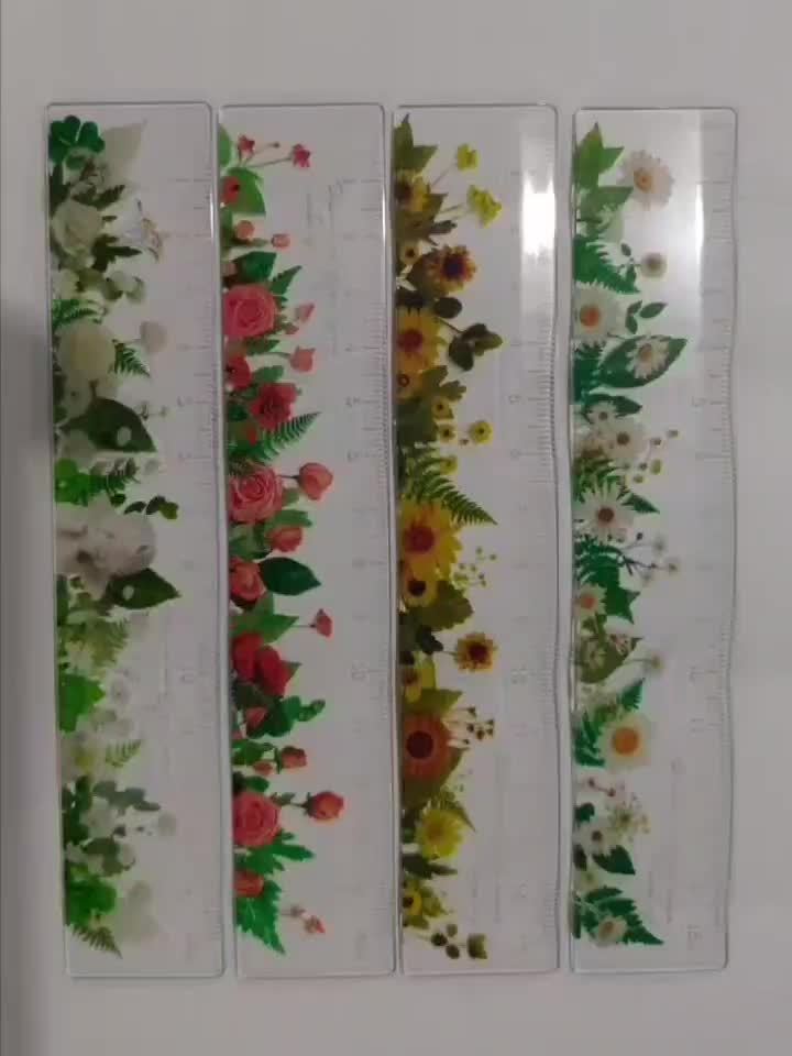 15cm School Ruler Clear Acrylic 15cm School Ruler with Centimeters - Durable and Easy-to-Read