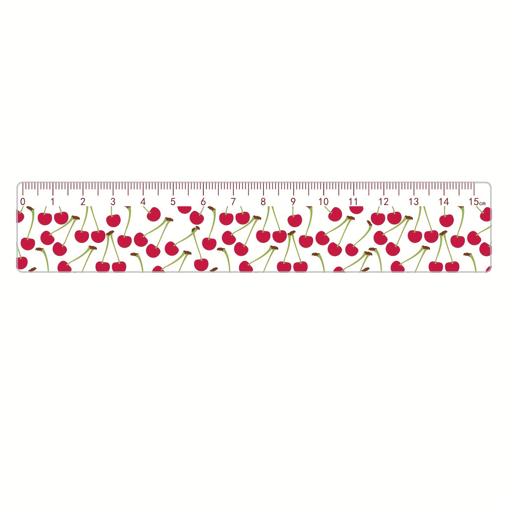 15cm School Ruler Clear Acrylic 15cm School Ruler with Centimeters - Durable and Easy-to-Read