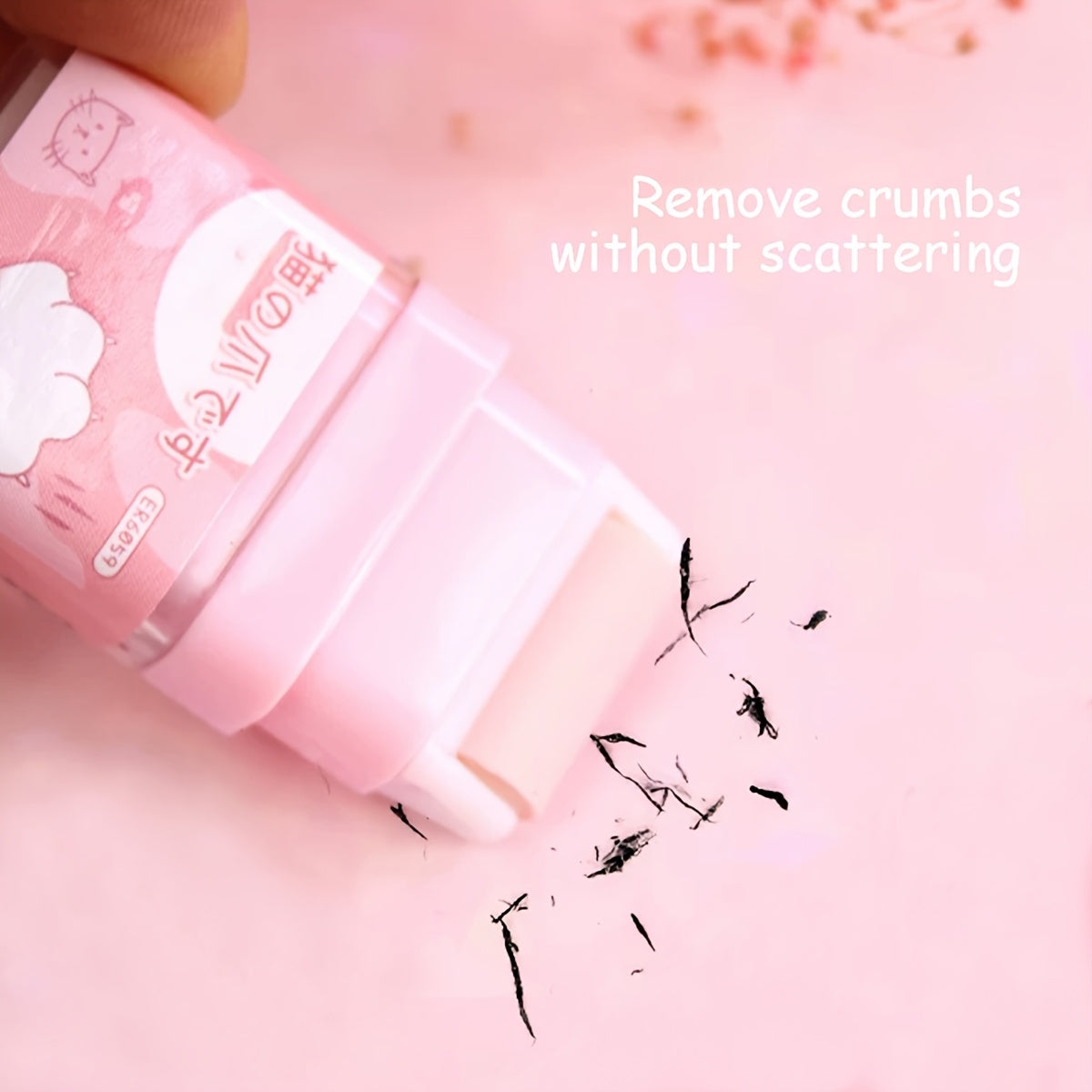 Cat Paw Cute Roller Eraser Girl Pencil Eraser Rubber Cartoon Pen Eraser Supplies Prizes Office Eraser