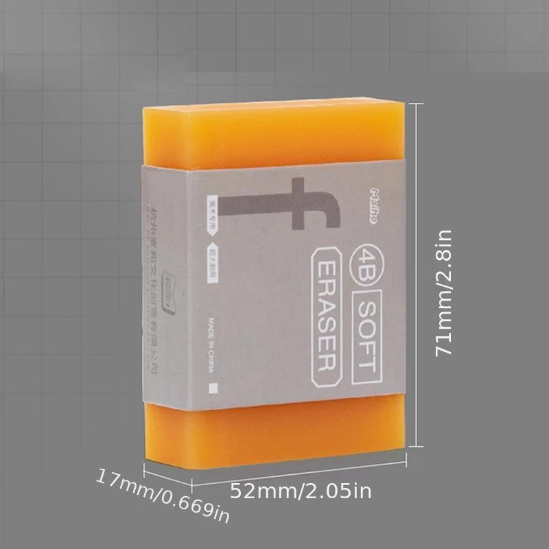 1pc\u002F5pcs Extra Large No Smudge Soft Soap Rubber Eraser for 4B Drawing Sketch Pencils for School Office Art
