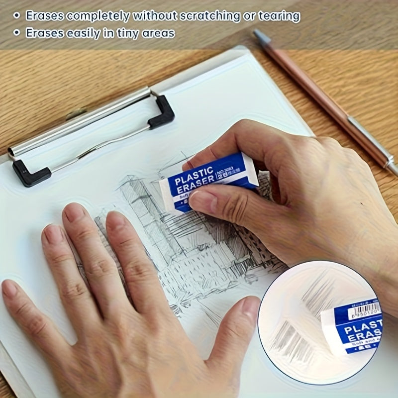18\u002F10\u002F4\u002F2pcs Eraser Set for 2B Pencils, Exam-Grade, Smooth Writing, No Residue, Creative Student Stationery