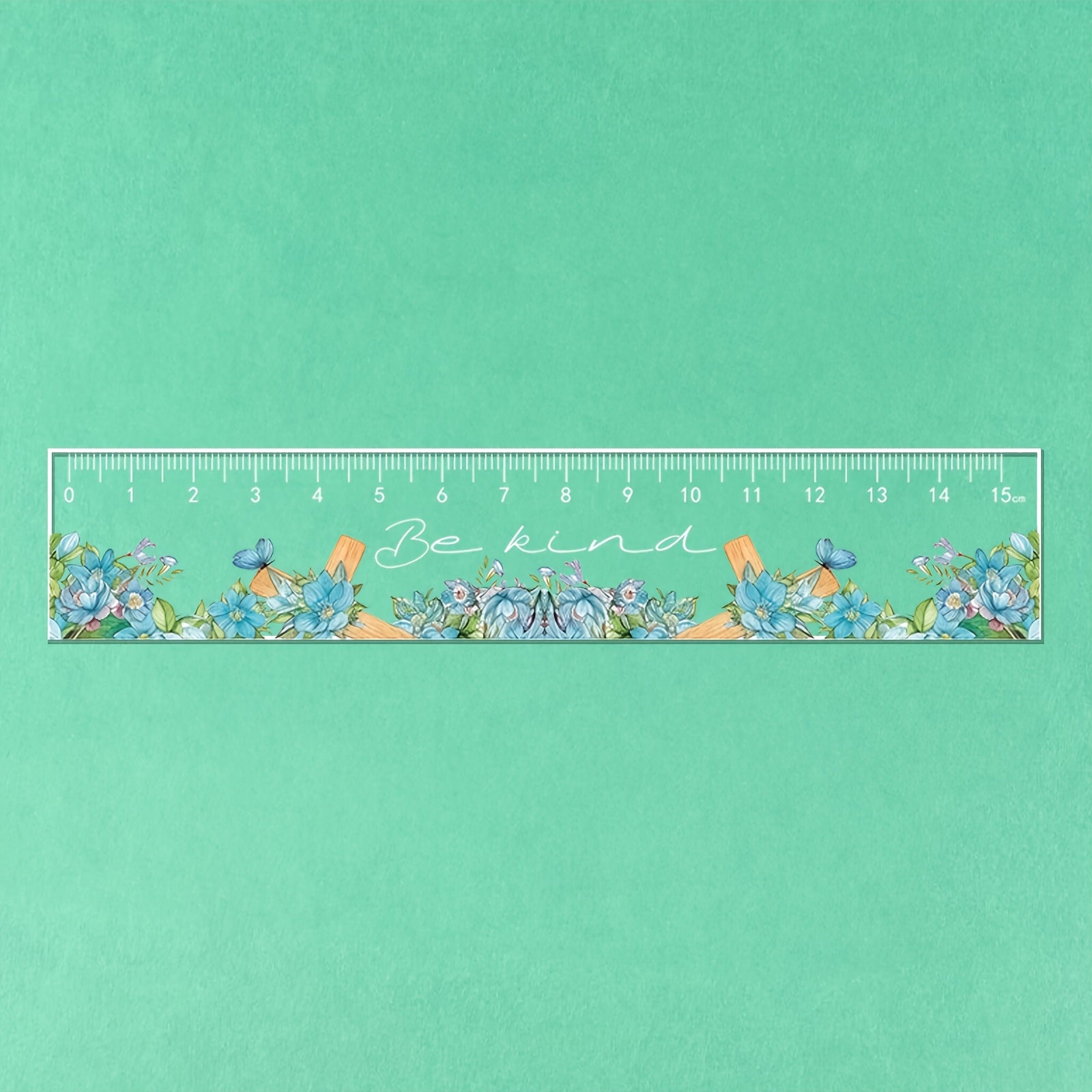 15cm School Ruler Clear Acrylic 15cm School Ruler with Centimeters - Durable and Easy-to-Read