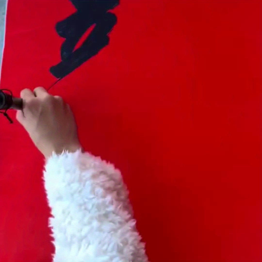 Traditional Chinese Calligraphy Brush with Large Ink Stick\u002FBrush - Gou Luke Handle for Chinese Painting, Calligraphy Practice, for writing Big Characters, Seal - Ideal for Artists, Students, Cultural Events - Authentic Brush Pen Gift Box