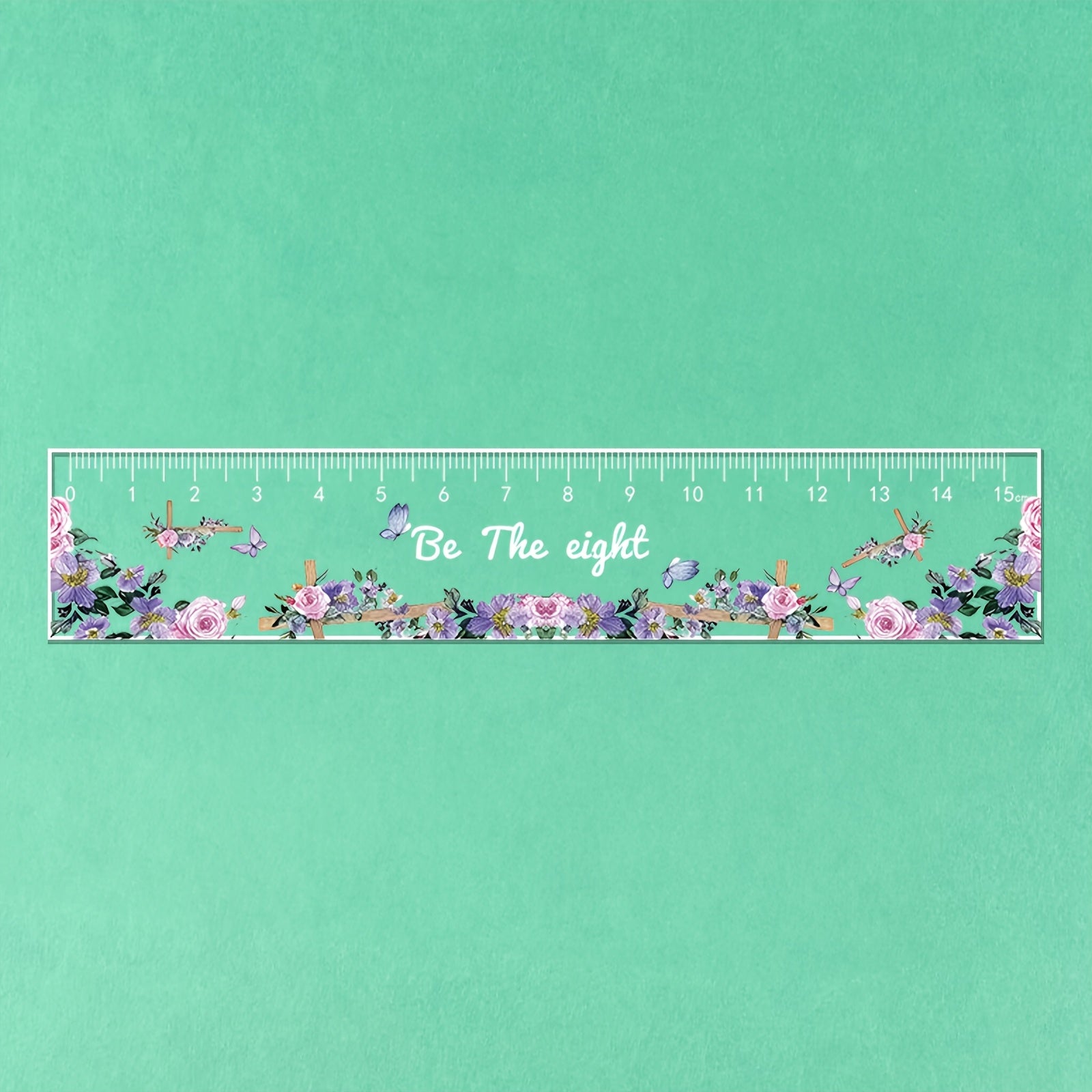 15cm School Ruler Clear Acrylic 15cm School Ruler with Centimeters - Durable and Easy-to-Read