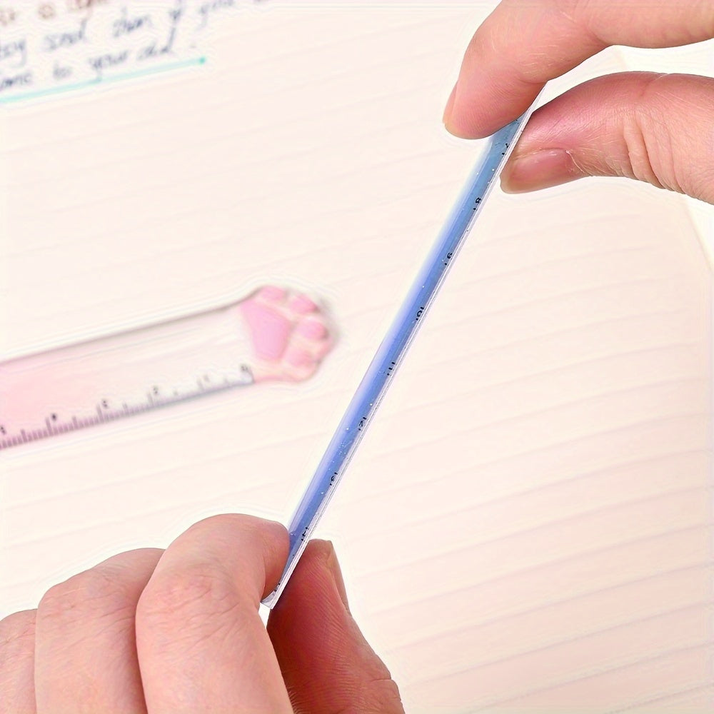 1pc Cat Claw Gradient Color Cat Claw Ruler Random Color
