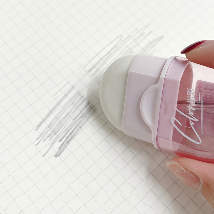 Random 1pc Multifunctional Two-in-One Eraser and Pencil Sharpener