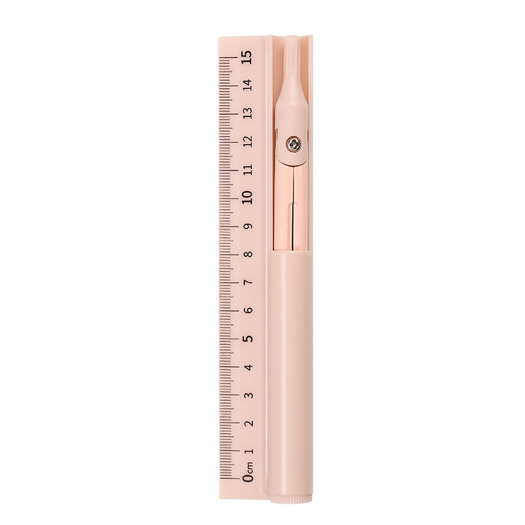 One Piece of a Multifunctional Tool That Combines a Compass, Ruler, And Pencil, Designed for Measuring And Drawing, Suitable for Students And for Use in Schools And Offices