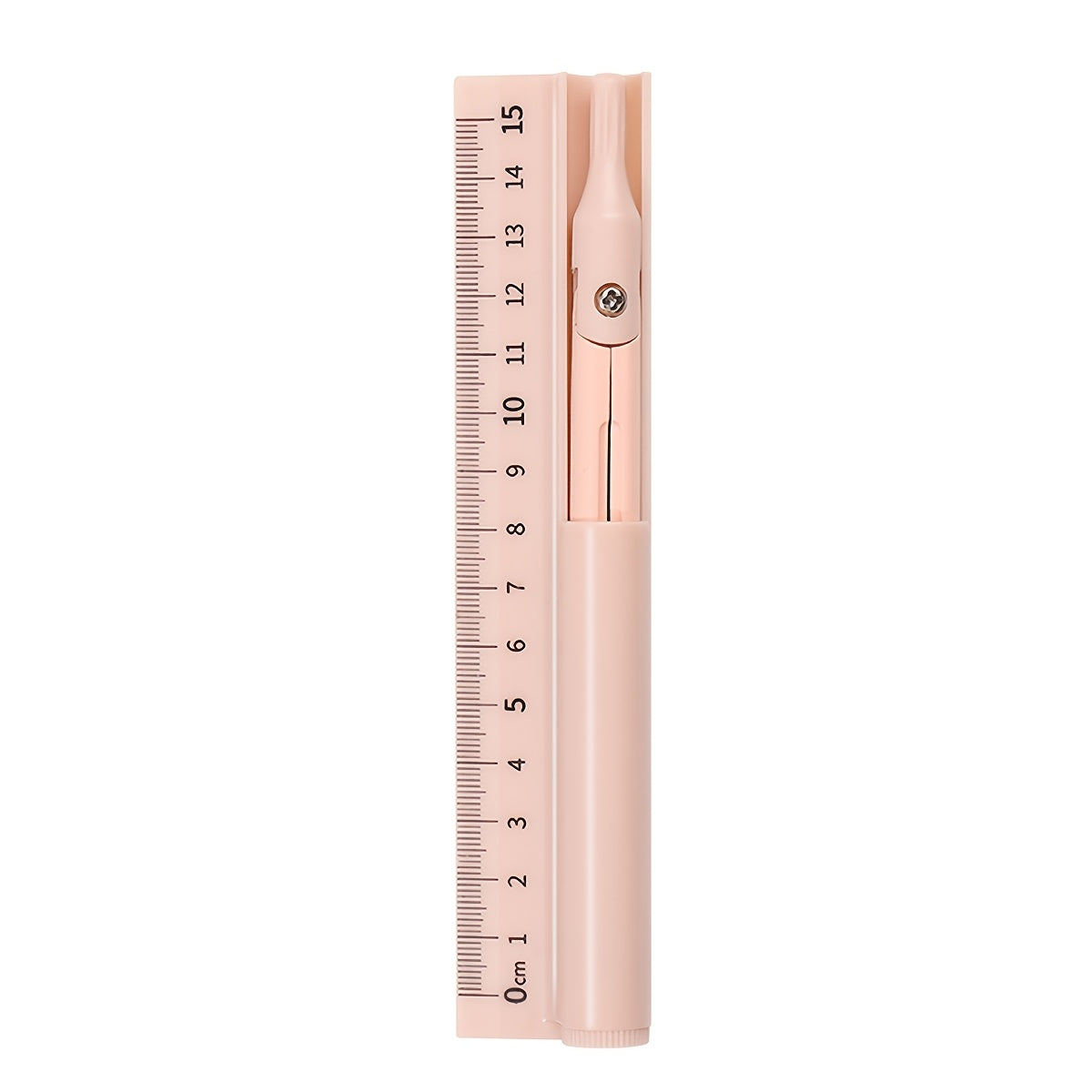 One Piece of a Multifunctional Tool That Combines a Compass, Ruler, And Pencil, Designed for Measuring And Drawing, Suitable for Students And for Use in Schools And Offices