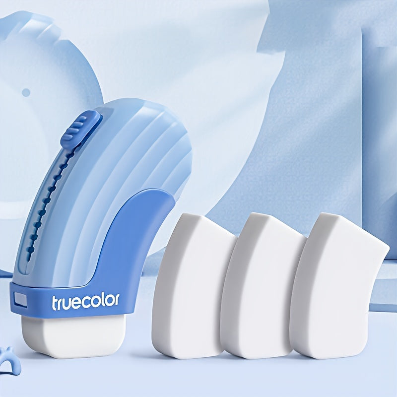 Rubber Erasers Sliding Retractable Eraser, 1pc\u002F4pcs, Large Erasers for School Office Art Drawing Pencil Eraser, 4 Colors, Purple\u002FPink\u002FBlue\u002FGreen