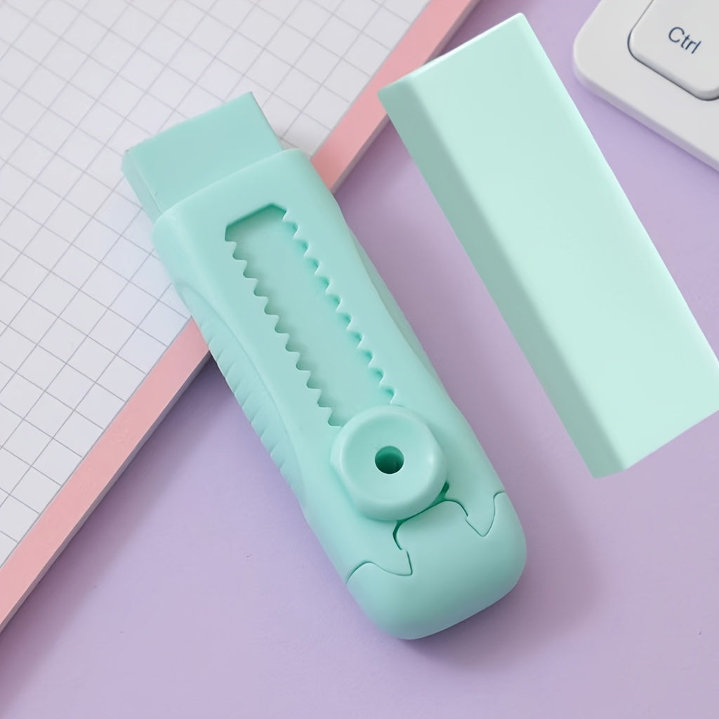 Two-piece Set • Retractable Eraser + Original Inner Liner • Office Supplies • Wipe Without Leaving Marks and Won't Easily Damage Paper