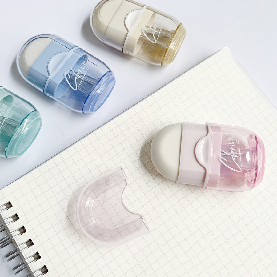 Random 1pc Multifunctional Two-in-One Eraser and Pencil Sharpener