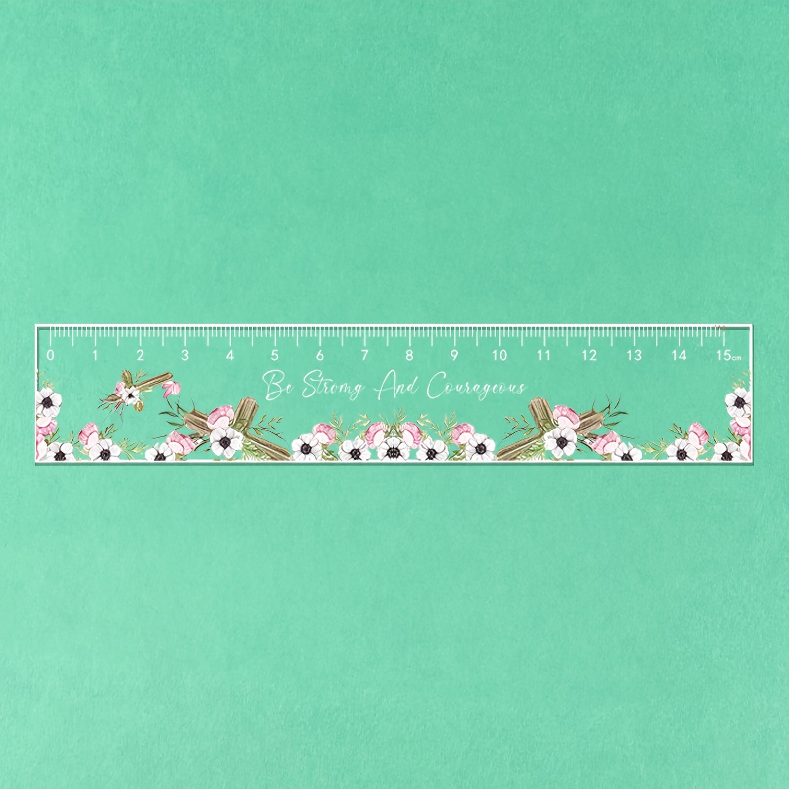 15cm School Ruler Clear Acrylic 15cm School Ruler with Centimeters - Durable and Easy-to-Read