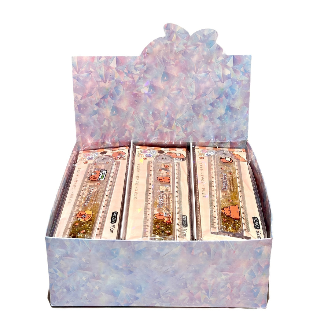 A Capybara-Themed Folding Ruler, Stylish And Suitable for Students' Exams, Available in Various Colors